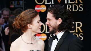 london, england april 03 rose leslie and kit harington attend the olivier awards with mastercard at the royal opera house on april 3, 2016 in london, england photo by luca teuchmannluca teuchmann wireimage
