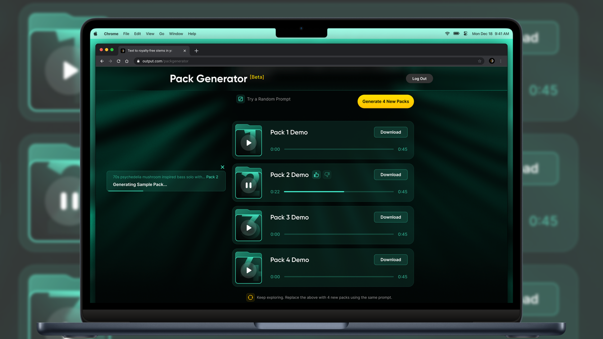 If you can describe it, you can sample it Output's AIpowered Pack