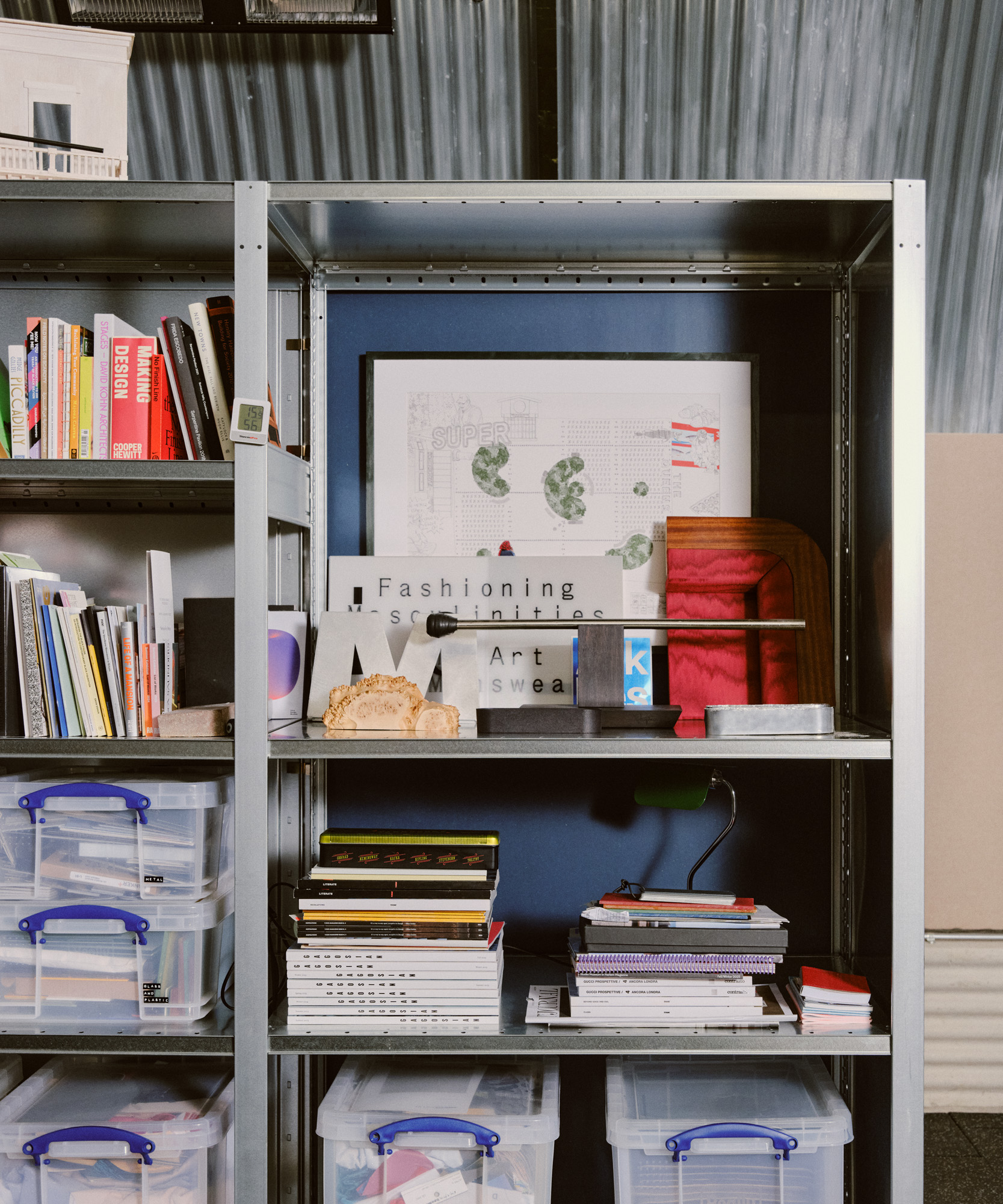 works by Jayden Ali and the interior of his studio JA Projects in London