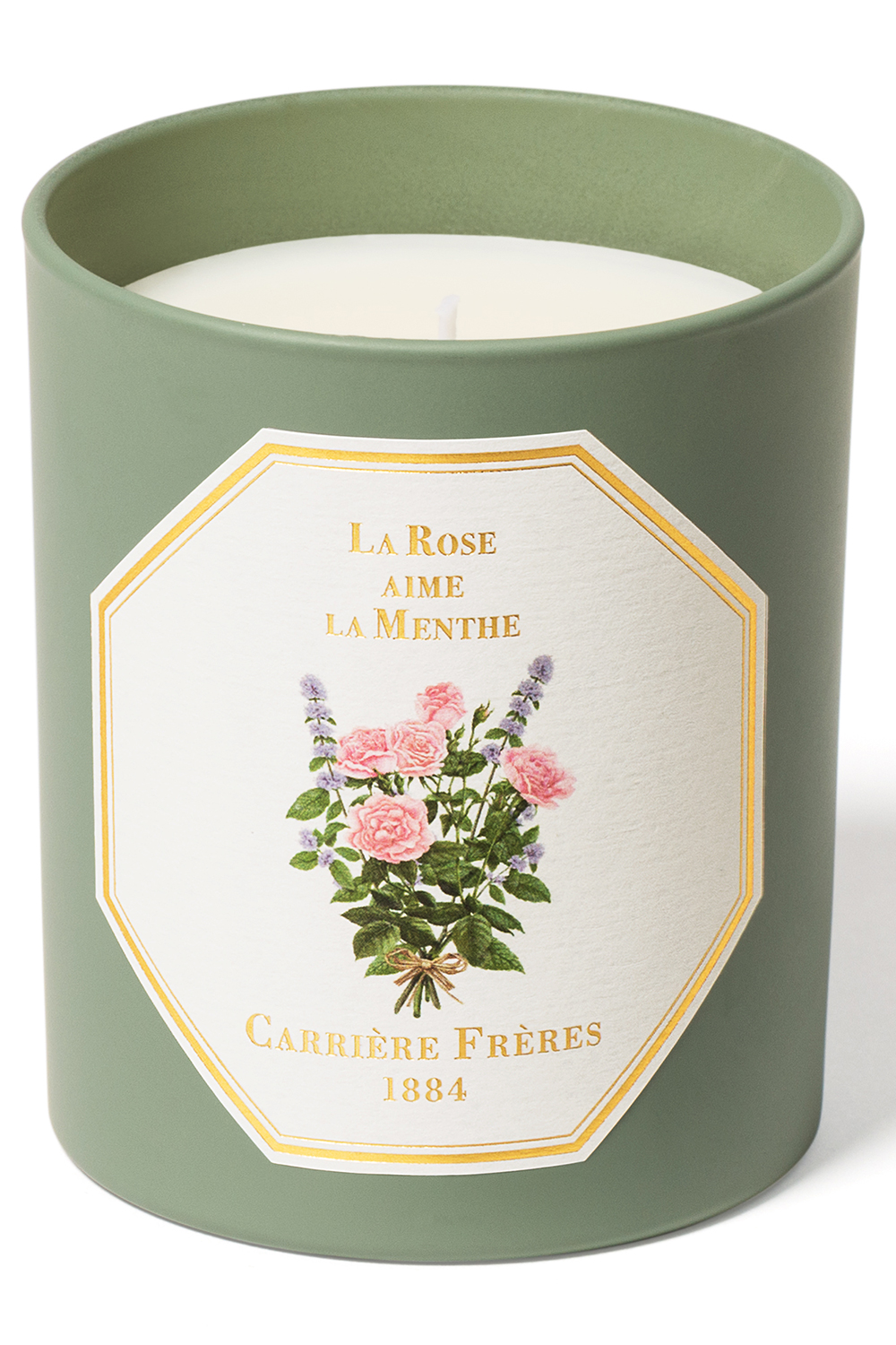 Carrière Frères La Rose Aime La Menthe candle - luxury candles