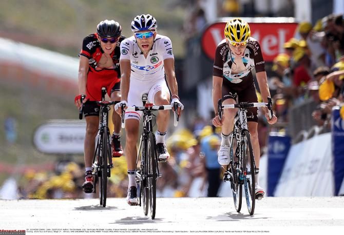 Pinot, Bardet and Van Garderen finish atop the Pla d'Adet