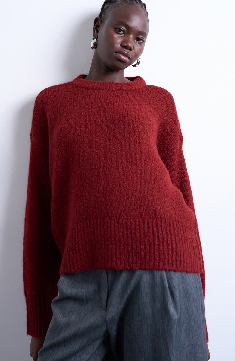 Fluffy Crewneck Sweater