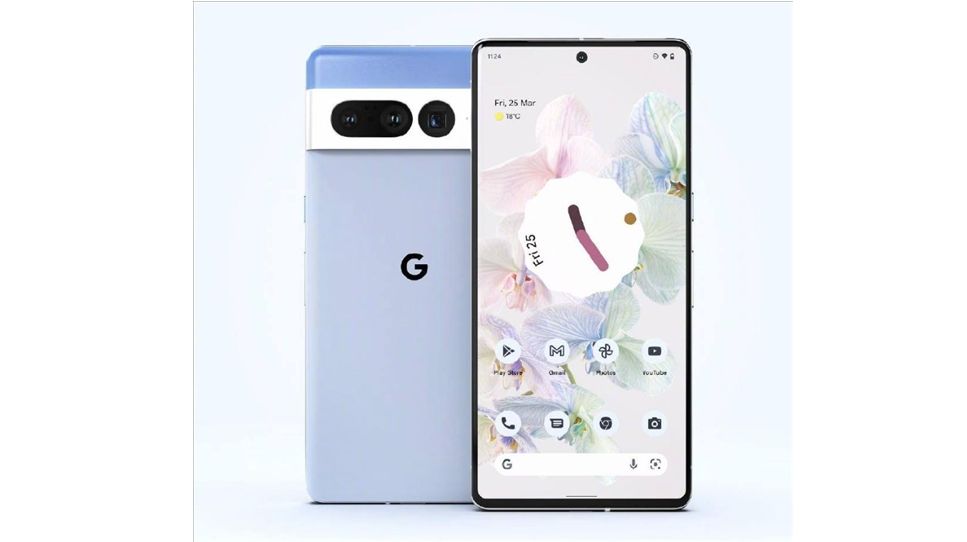 A leaked render showing the Google Pixel 7 Pro