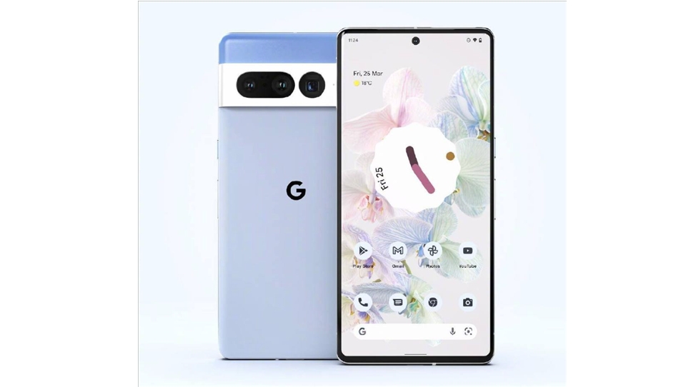 Google Pixel 7 Pro leaked renders show a stunning sky blue shade