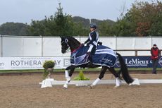 Sadie Smith and Swanmore Dantina are crowned national champions at the 2025 LeMieux National Dressage Championships.
