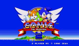 Sonic The Hedgehog 2 title screen