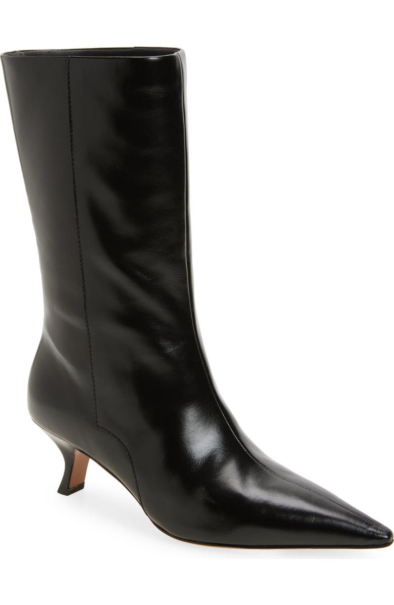 Mott Pointed Toe Kitten Heel Boot
