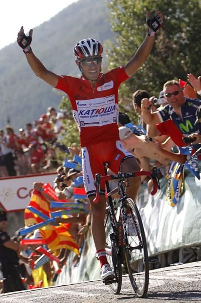 A triumphant Joaquim Rodriguez (Katusha)