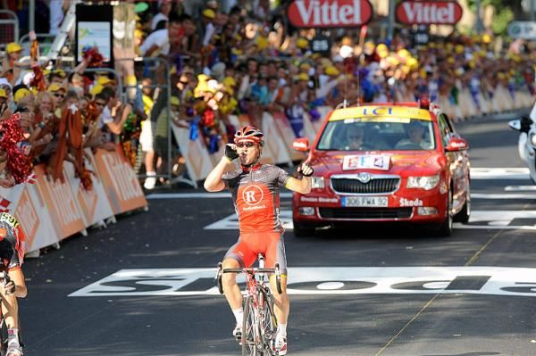 Sergio Paulinho (RadioShack) gave his team its first Tour victory.