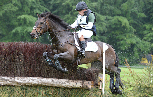 Simon Grieve riding DRUMBILLA METRO during the cross country phase of the CCI*** at the Equitrek Bramham International Horse Trials, near Weatherby in Yorkshire in the UK between 8th-11th June 2017