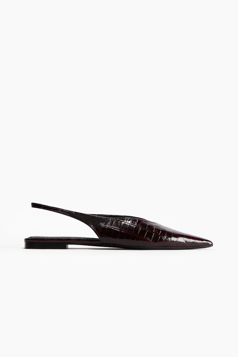 Leather Slingbacks