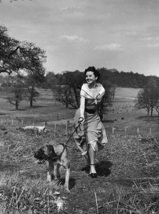 Audrey Hepburn in Richmond Park by Bert Hardy, 1950