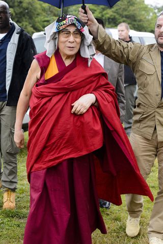 14th Dalai Lama at Glastonbury 2015