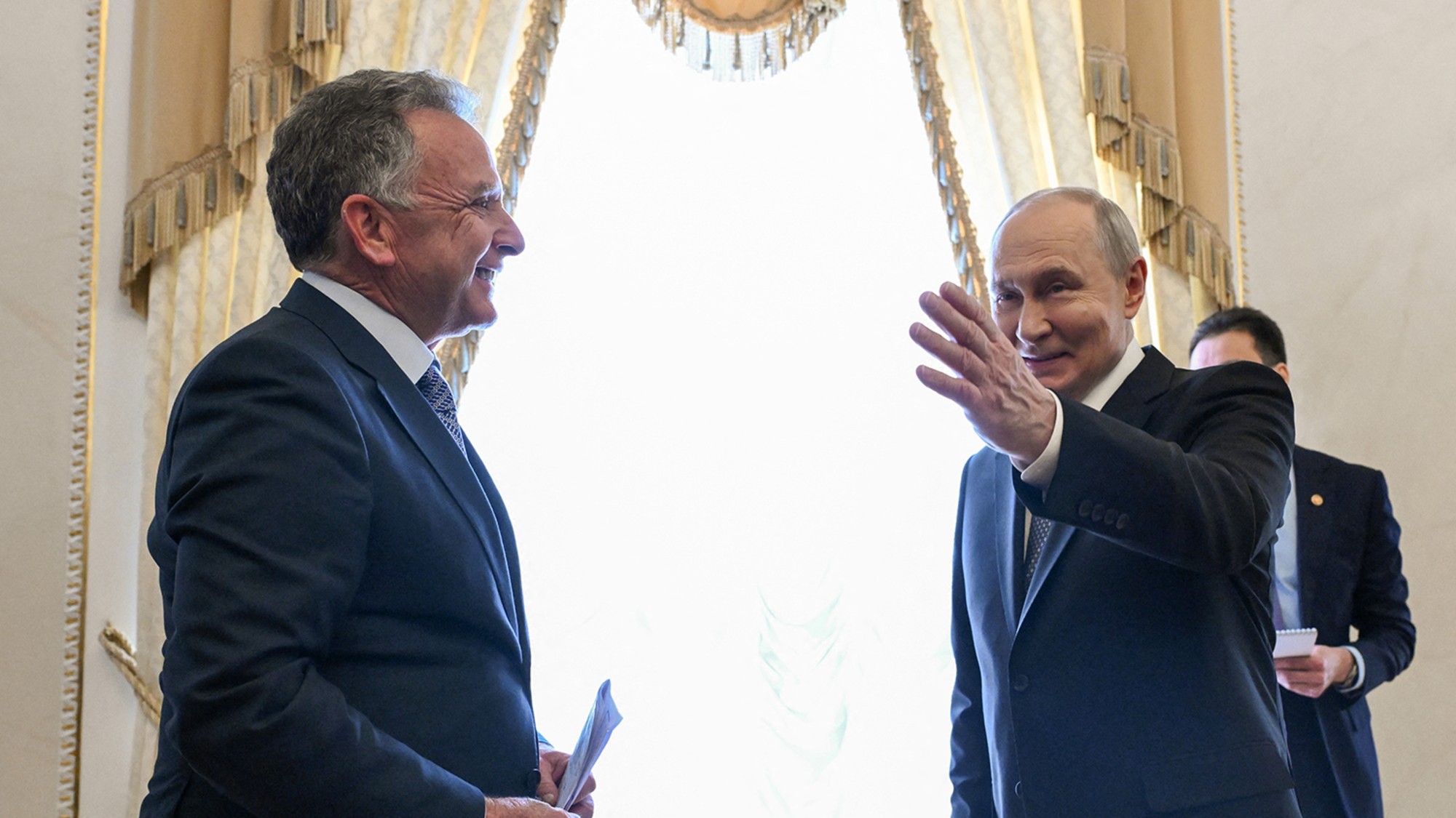 Steve Witkoff and Vladimir Putin.