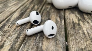 AirPods 4 compared against AirPods 3