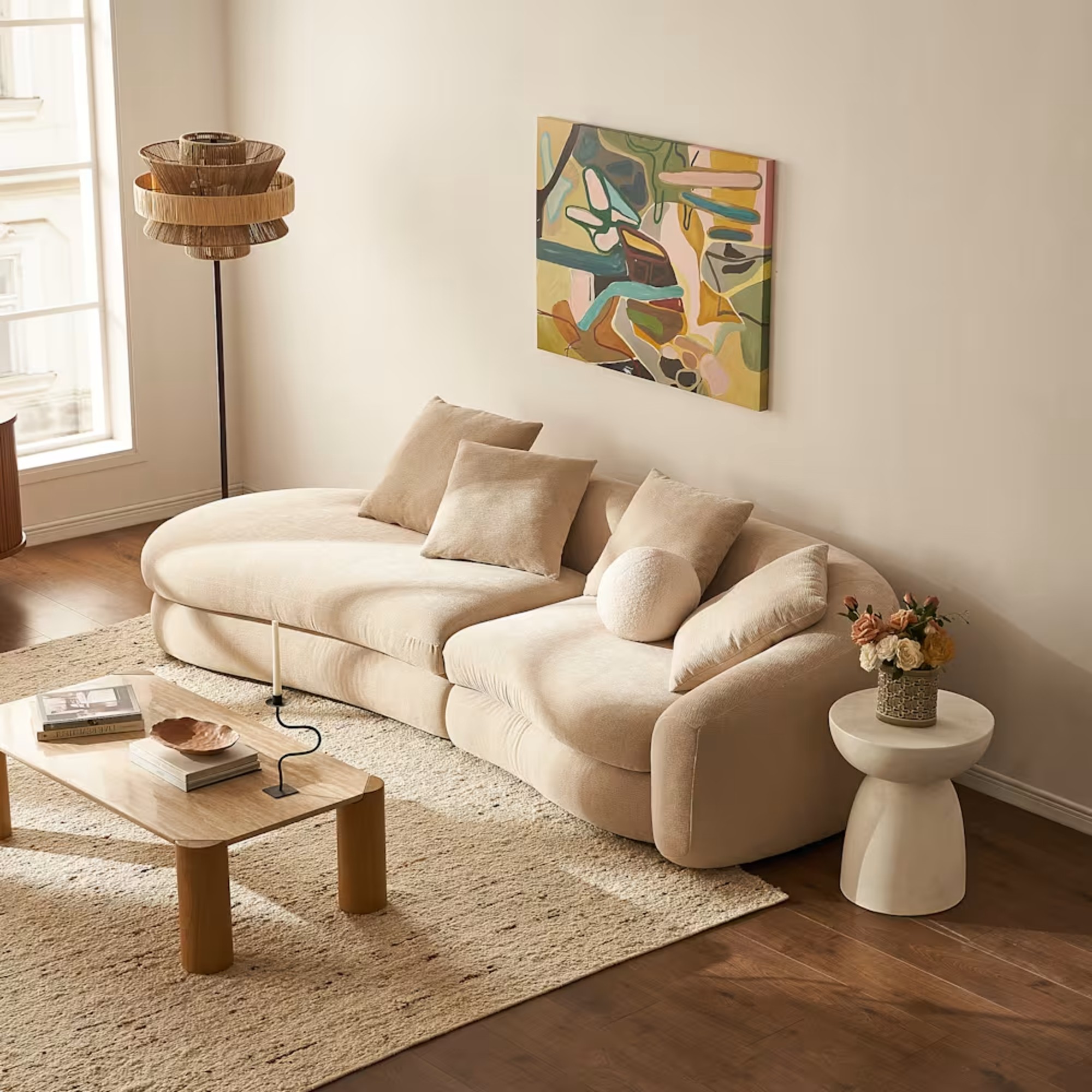 Castlery Fable Performance Fabric Side Chaise Sofa