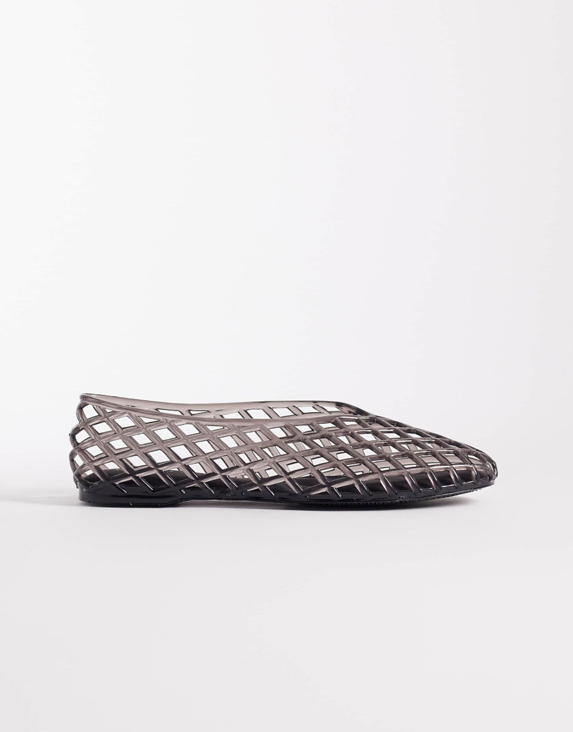 Asos Design Luminous Jelly Caged Ballets in Black
