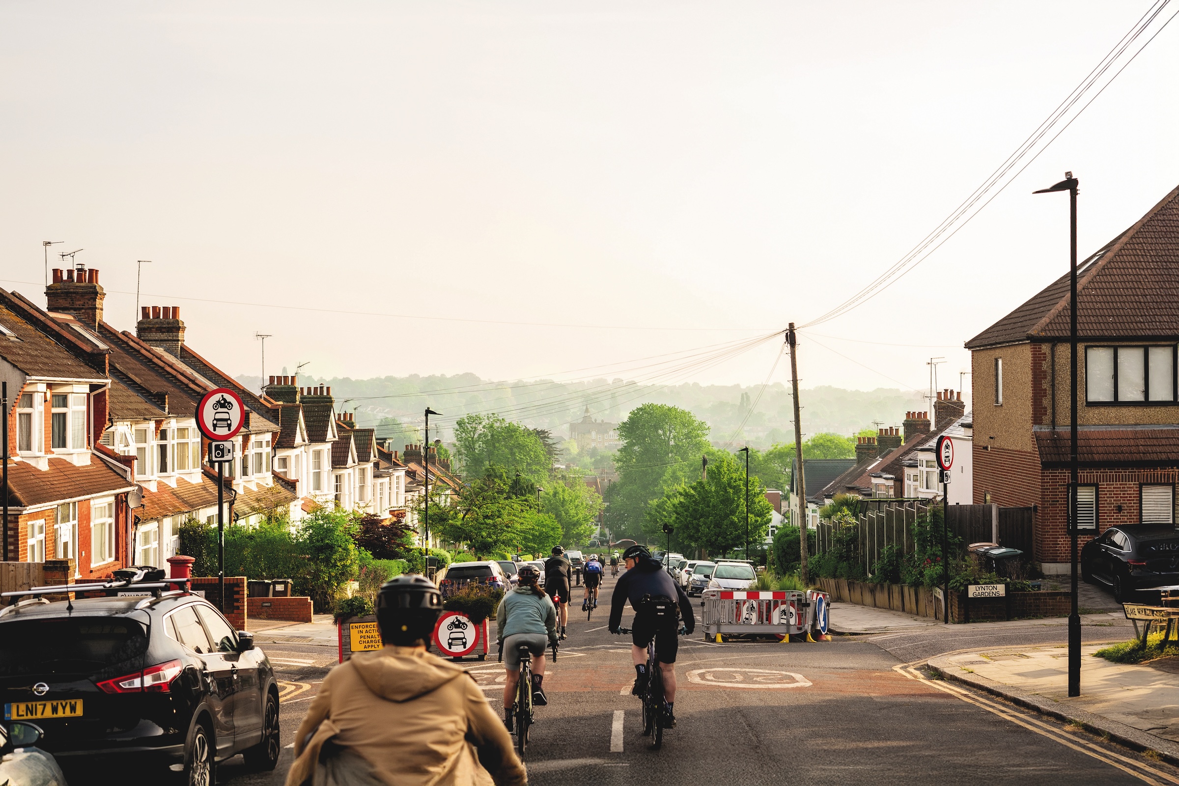 Gravel riding out of a city