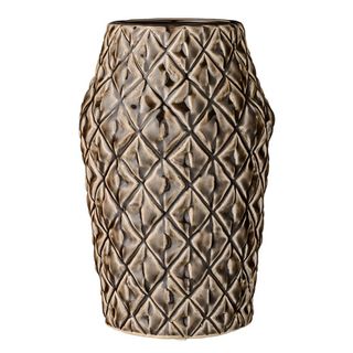 dark chocolate ceramic vase