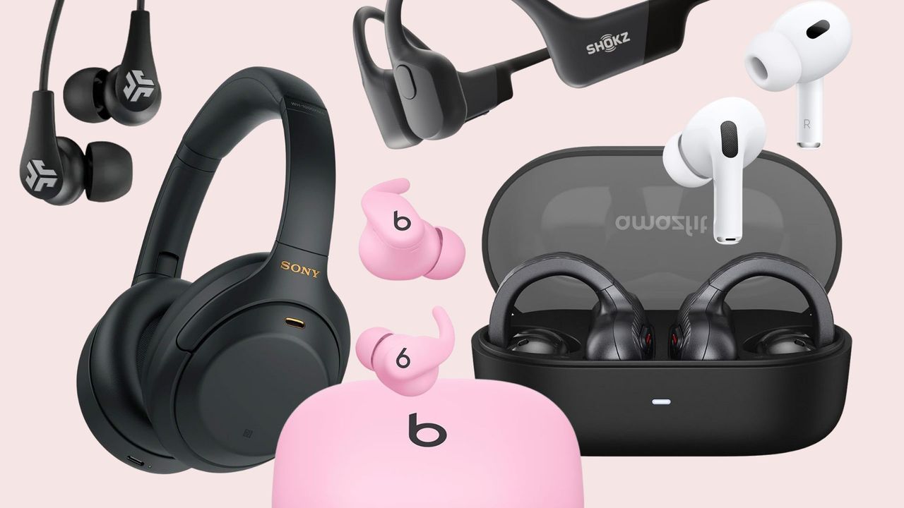 A selection of the best exercise headphones, tried and tested in 2025