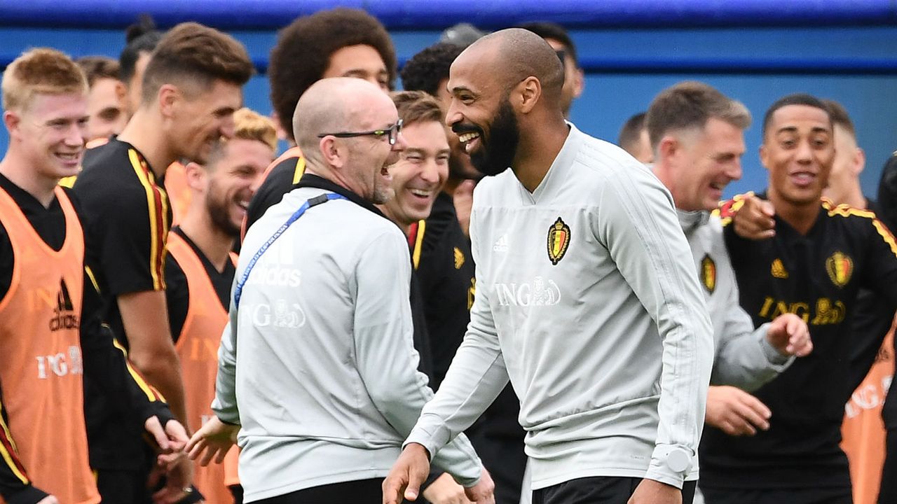 France vs. Belgium World Cup semi-final Thierry Henry