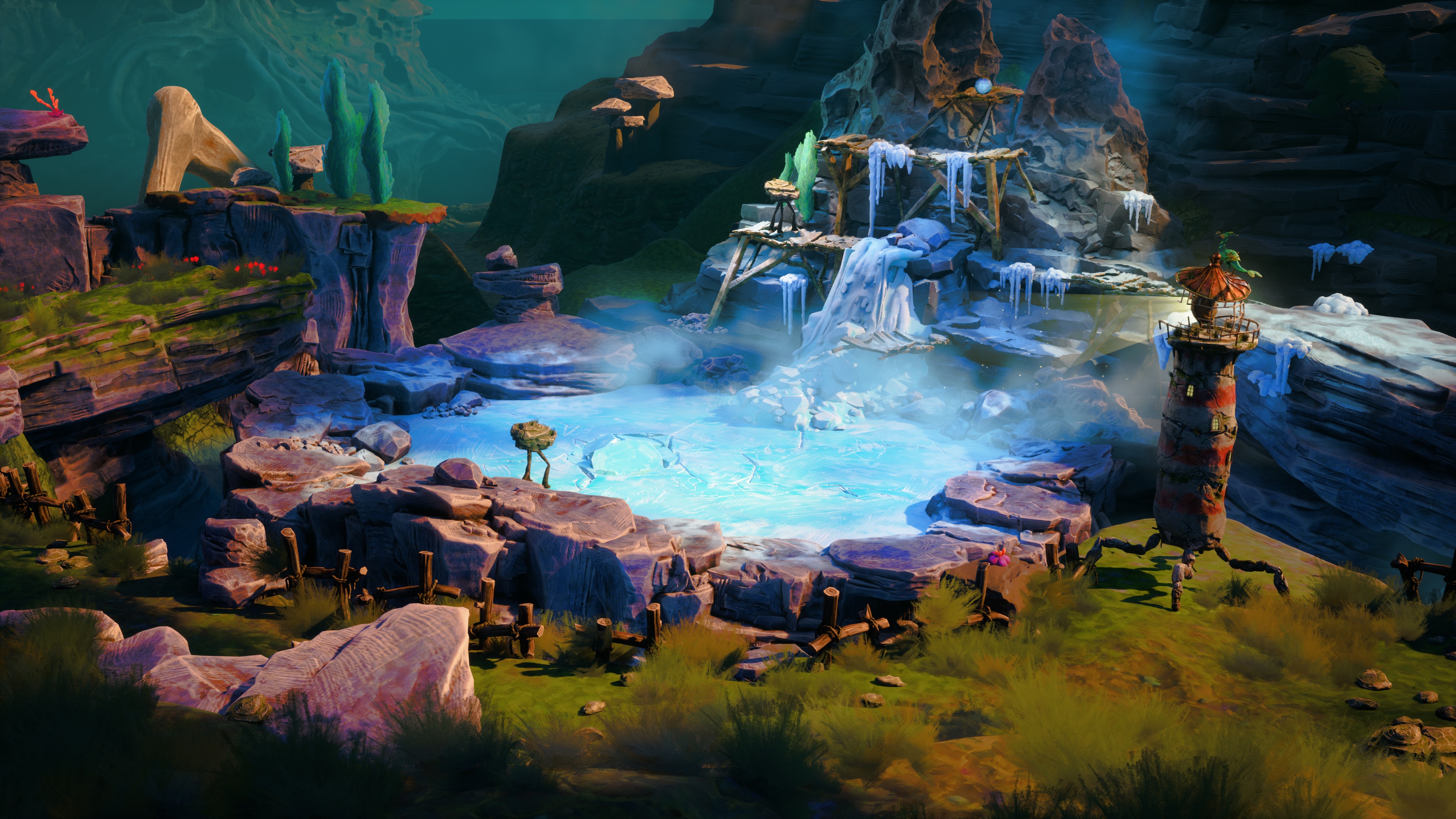 A frozen pond in Keeper