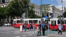Downtown Vienna, Austria, is seen in May 2024.