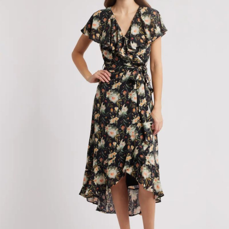 floral midi dress
