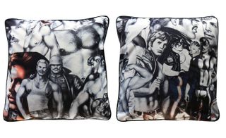 A set of three pillows