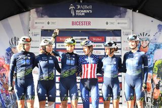 Tanja Erath and Tibco-Silicon Valley Bank ahead of stage 1 at The Women's Tour