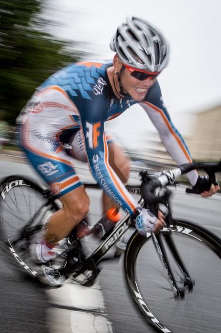 Kelly Fisher-Goodwin (Fearless Femme) tries to get some time back on the break.