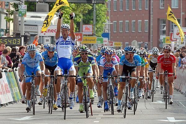 Behind Boonen, Daniele Bennati (Liquigas) took second.