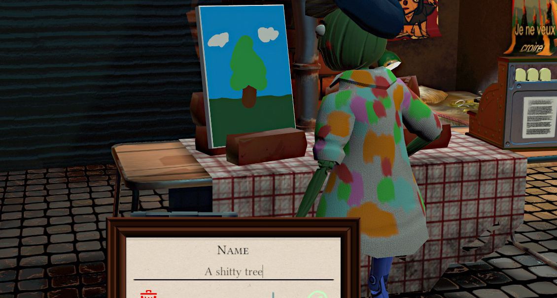 "A shitty tree"