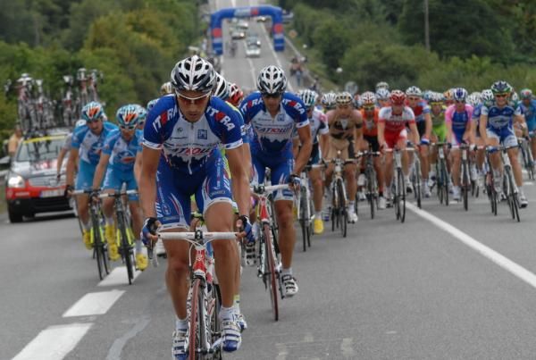 Mykhaylo Khalilov (Katusha) worked very hard on the front