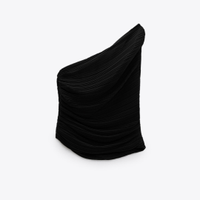 Asymmetric Pleated Top, £26 | Zara
