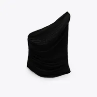 Asymmetric Pleated Top, £26 | Zara