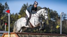 British event rider Caroline March was air-lifted to hospital following a cross-country fall at Burnham Market on 16 April 2022