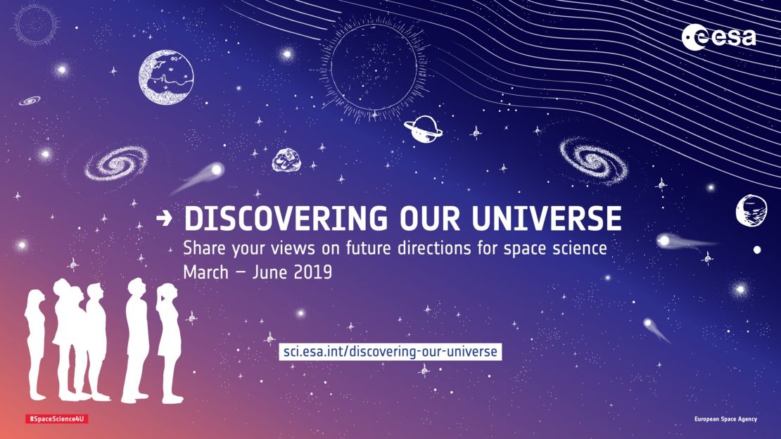 The European Space Agency is inviting the public to share their views on the questions that Voyage 2050, ESA’s space science program for the 2035-2050 time frame, should address.