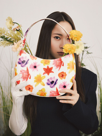 7. Charles &amp; Keith Floral Print Hobo Bag