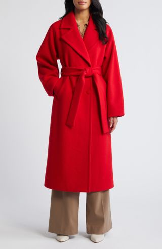 Bernardo, Double Breasted Belted Coat