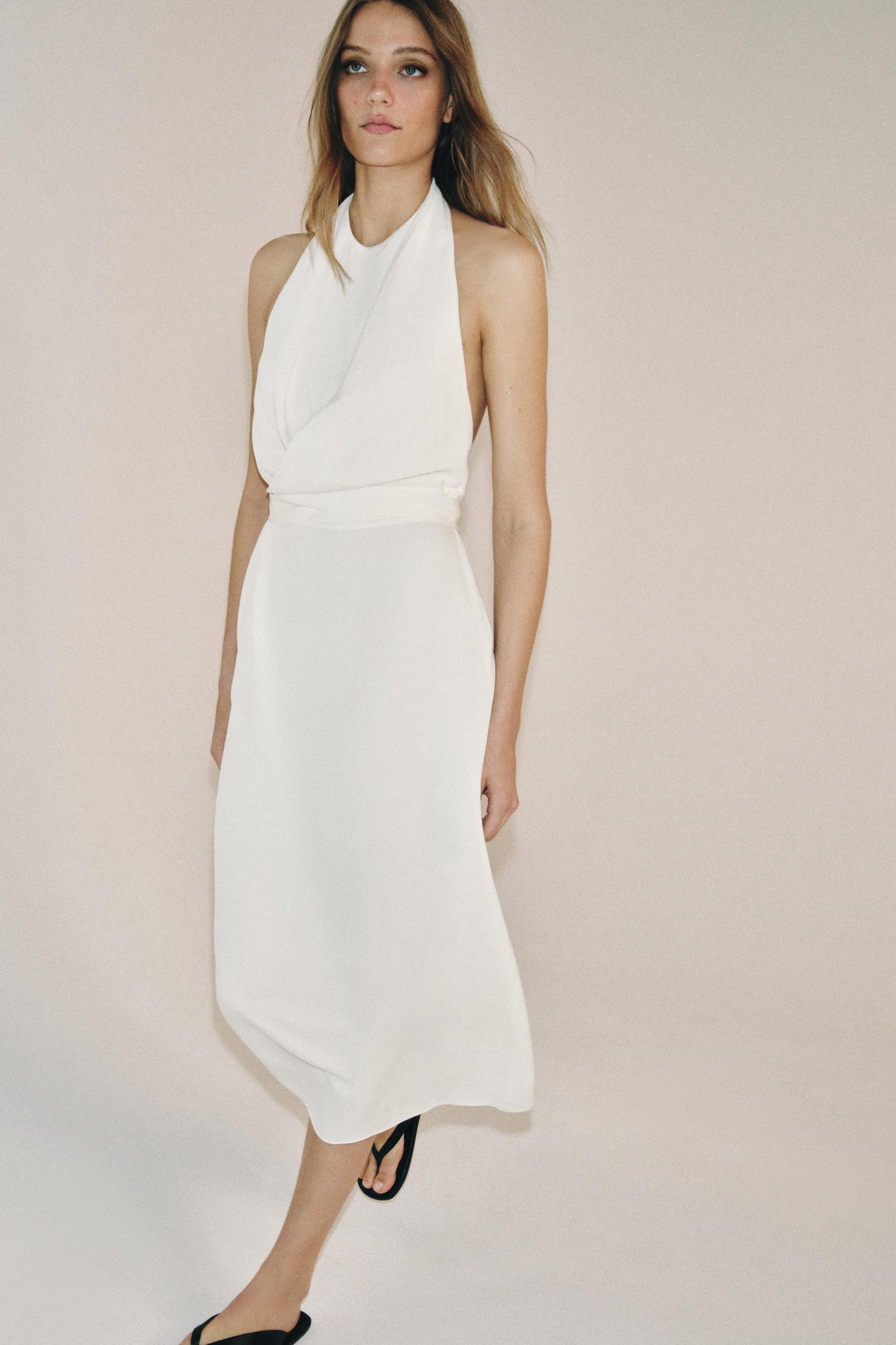 Flowy Halter Dress Zw Collection
