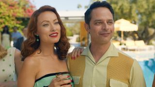 Nick Kroll and Olivia Wilde in Don't Worry Darling