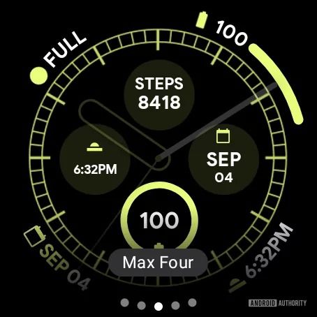 Pixel Watch 2 watch face named Arc