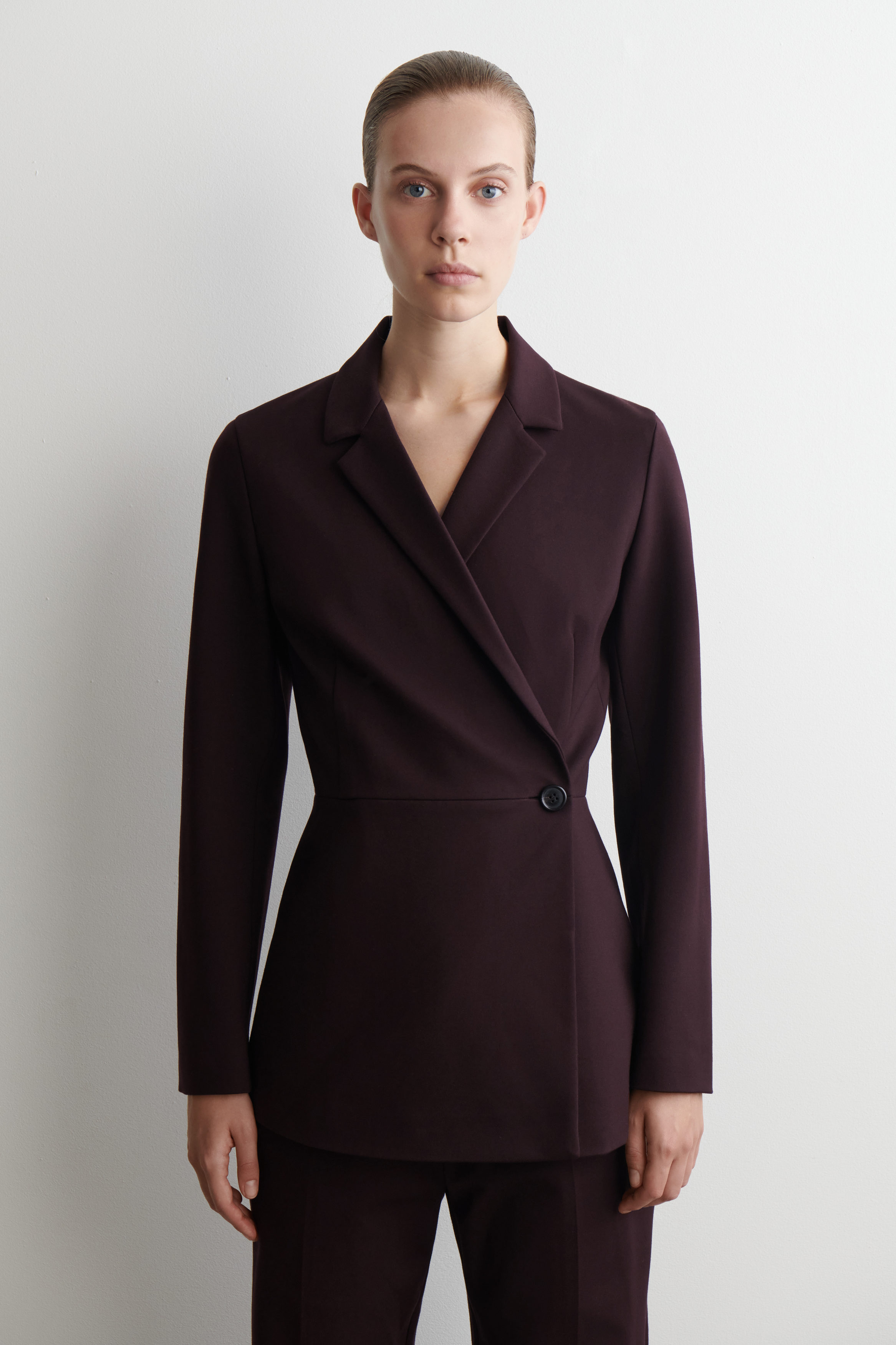 Fluid Milano Wrap-Front Blazer