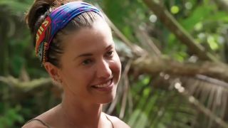Parvati smiling on Day 1 of Survivor: Australia V The World