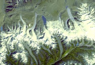 An image of a glacier