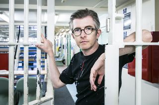 Gareth Malone behind bars