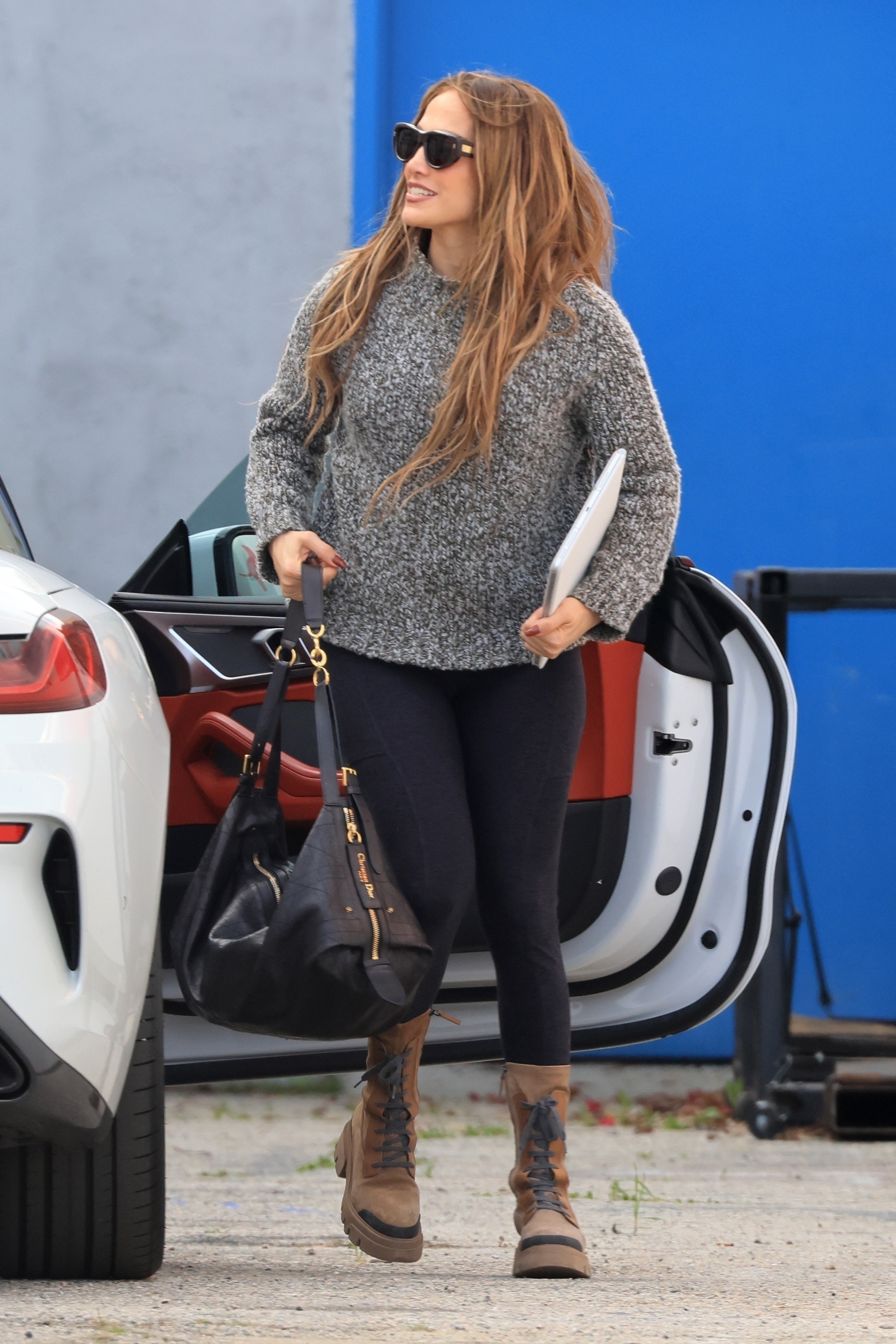 Jennifer Lopez wears Brunello Cucinelli boots