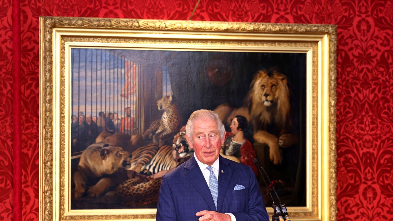 prince charles, prince of wales makes a speech during the prince&#039;s trust awards trophy ceremony at st james palace on october 21, 2021 in london, england the prince&#039;s trust awards recognize young people who have succeeded against the odds, improved their chances in life and had a positive impact on their local community