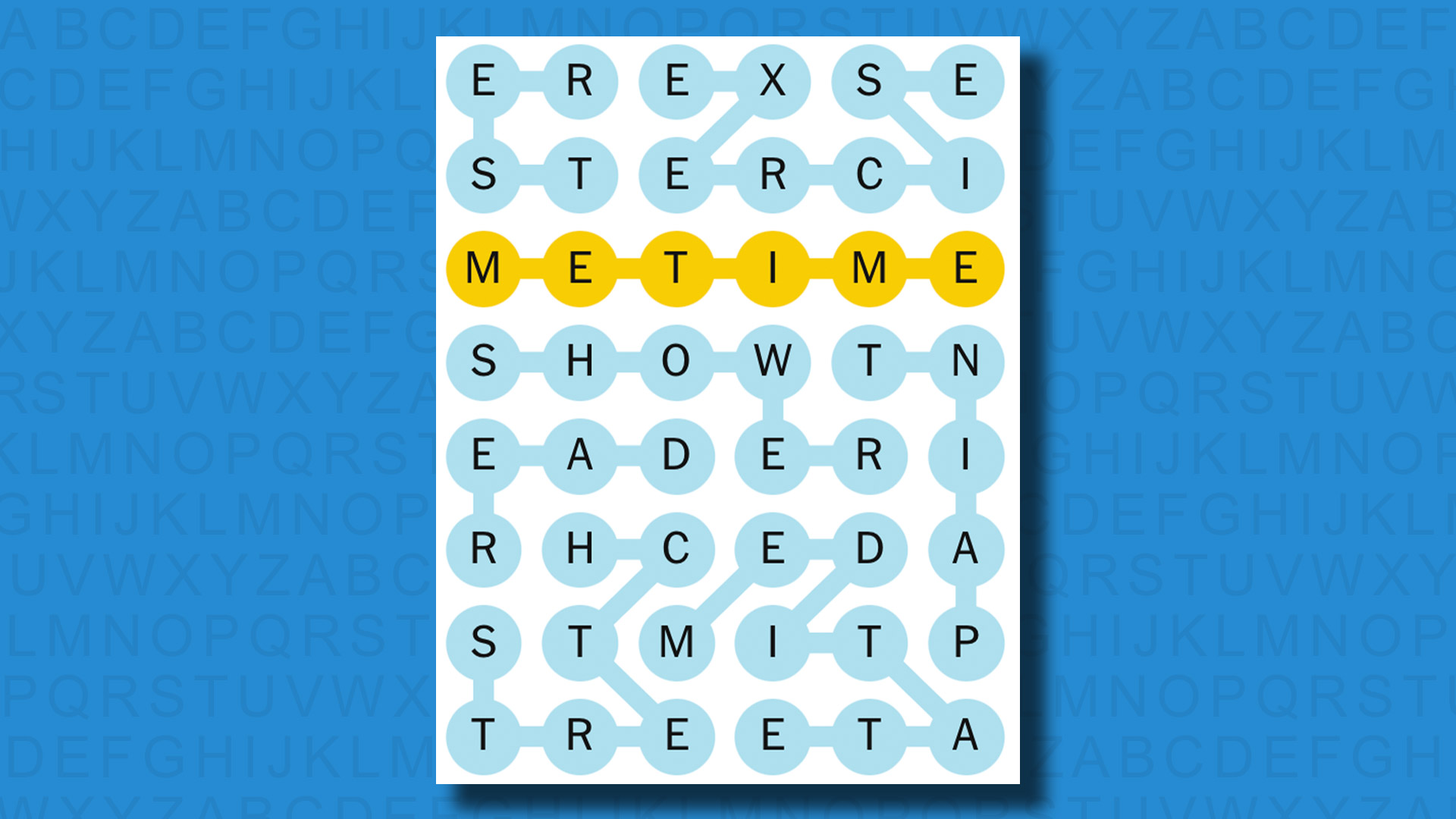 NYT Strands answers for game 557 on a blue background